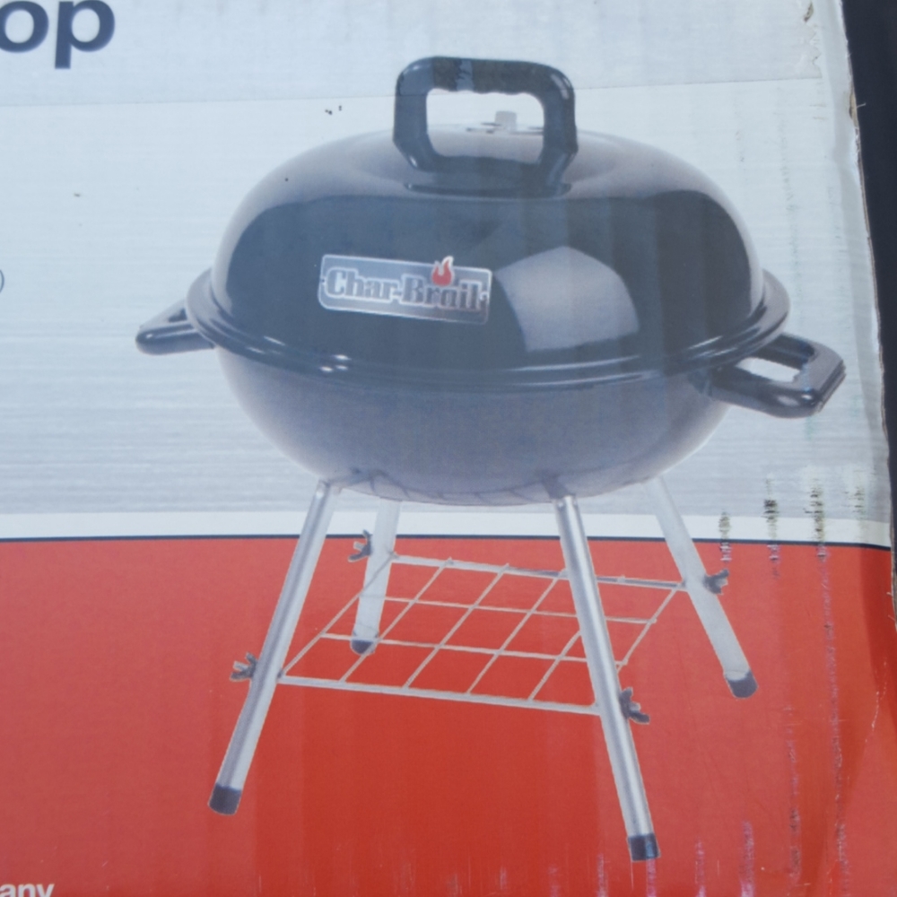 Char broil 14" tabletop outdoor charcoal grill